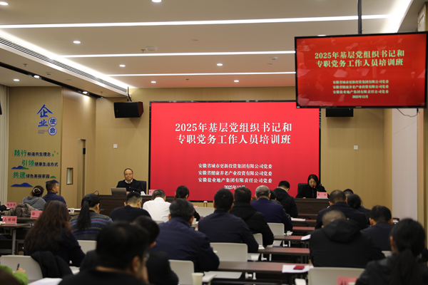 省都会更新集团等三家公司举行2025年下层党组织书记和专职党务事情职员培训班